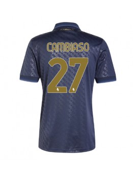 Juventus Andrea Cambiaso #27 Ausweichtrikot 2024-25 Kurzarm